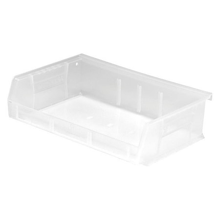 Hang & Stack Storage Bin, polypropylene, Clear, 3 in H, 11 in W, 7 3/8 in L MPN:QUS236CL