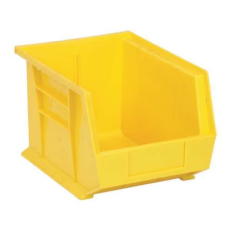 Hang & Stack Storage Bin, Polypropylene, Yellow, 7 in H, 8 1/4 in W, 10 3/4 in L MPN:QUS239YL