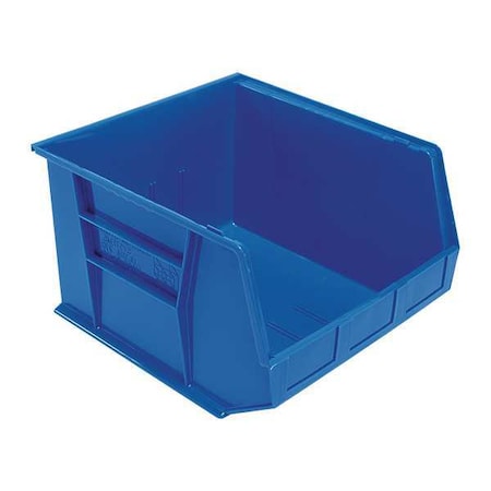 Hang & Stack Storage Bin, Polypropylene, Blue, 11 in H, 16 1/2 in W, 18 in L MPN:QUS270BL