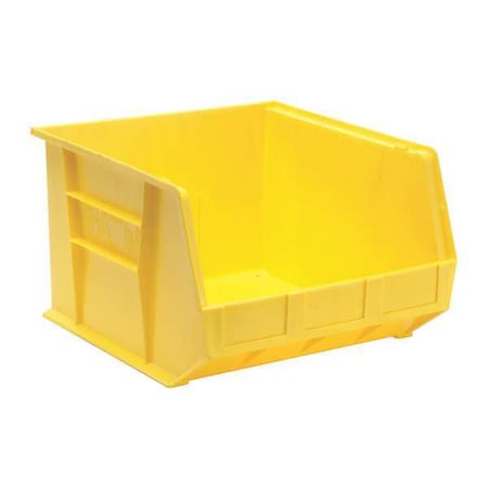 Hang & Stack Storage Bin, Polypropylene, Yellow, 11 in H, 16 1/2 in W, 18 in L MPN:QUS270YL