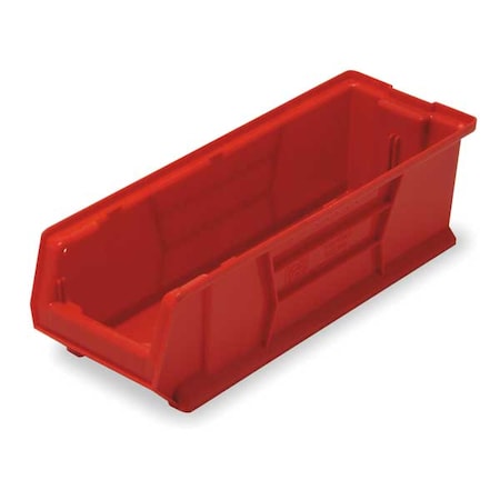 Storage Bin, Polypropylene/Polyethylene, Red, 7 in H, 8 1/4 in W, 23 7/8 in L MPN:QUS950RD