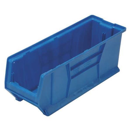 Storage Bin, Polypropylene/Polyethylene, Blue, 9 in H, 8 1/4 in W, 23 7/8 in L MPN:QUS951BL