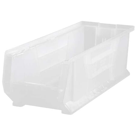 Storage Bin, Polypropylene, Clear, 9 in H, 8 1/4 in W, 23 7/8 in L MPN:QUS951CL
