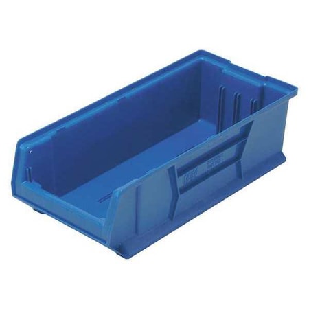 Storage Bin, Polypropylene/Polyethylene, Blue, 7 in H, 11 in W, 23 7/8 in L MPN:QUS952BL