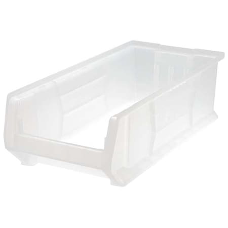 Storage Bin, Polypropylene, Clear, 7 in H, 11 in W, 23 7/8 in L MPN:QUS952CL