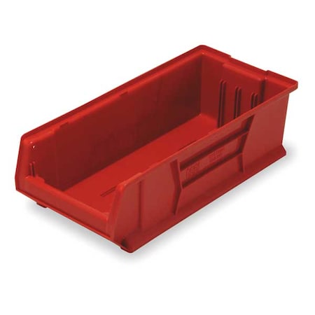 Storage Bin, Polypropylene/Polyethylene, Red, 7 in H, 11 in W, 23 7/8 in L MPN:QUS952RD