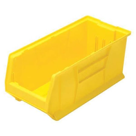Storage Bin, Polypropylene/Polyethylene, Yellow, 10 in H, 11 in W, 23 7/8 in L MPN:QUS953YL