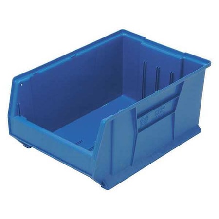 Storage Bin, Polypropylene/Polyethylene, Blue, 11 in H, 16 1/2 in W, 23 7/8 in L MPN:QUS954BL