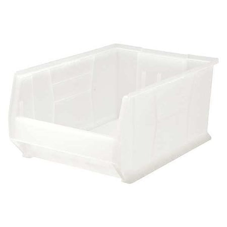 Storage Bin, Polypropylene, Clear, 11 in H, 16 1/2 in W, 23 7/8 in L MPN:QUS954CL