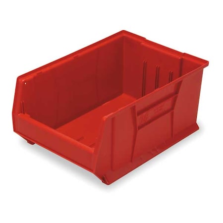 Storage Bin, Polypropylene/Polyethylene, Red, 11 in H, 16 1/2 in W, 23 7/8 in L MPN:QUS954RD