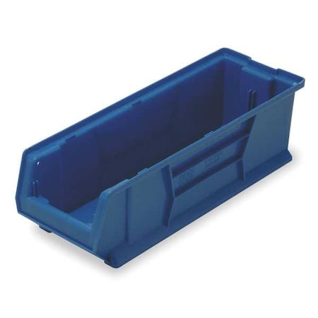 Storage Bin, Polypropylene/Polyethylene, Blue, 7 in H, 8 1/4 in W, 29 7/8 in L MPN:QUS970BL