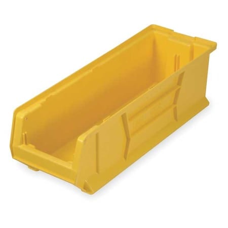Storage Bin, Polypropylene/Polyethylene, Yellow, 7 in H, 8 1/4 in W, 29 7/8 in L MPN:QUS970YL