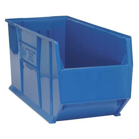 Storage Bin, Polypropylene, Blue, 17 1/2 in H, 16 1/2 in W, 35 7/8 in L MPN:QUS993BL