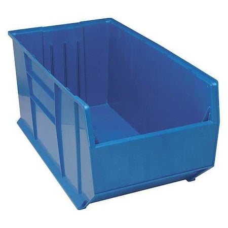 Storage Bin, Polypropylene, Blue, 17 1/2 in H, 19 7/8 in W, 35 7/8 in L MPN:QUS995BL