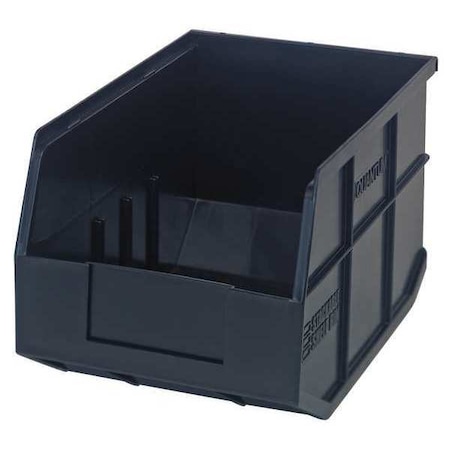 Shelf Storage Bin, Polypropylene, Black, 7 in H, 8 1/4 in W, 12 in L MPN:SSB423BK