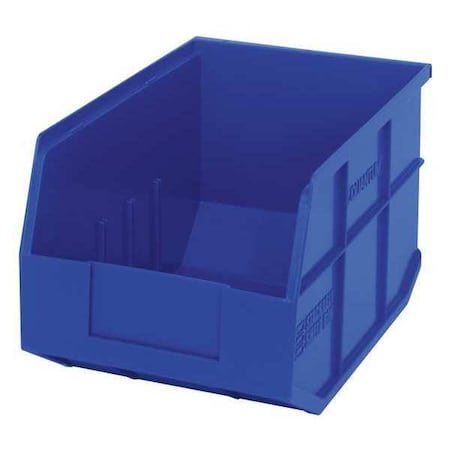 Shelf Storage Bin, Polypropylene, Blue, 7 in H, 8 1/4 in W, 12 in L MPN:SSB423BL