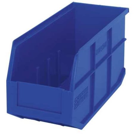 Shelf Storage Bin, Polypropylene, Blue, 7 in H, 6 in W, 14 in L MPN:SSB441BL