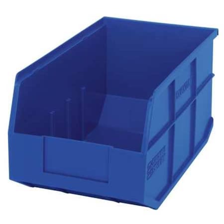 Shelf Storage Bin, Polypropylene, Blue, 7 in H, 8 1/4 in W, 14 in L MPN:SSB443BL