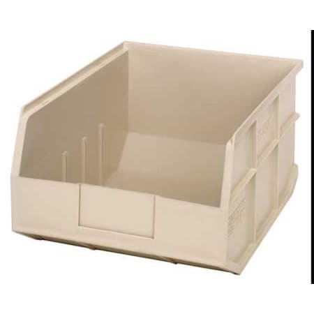 Shelf Storage Bin, Polypropylene, Ivory, 7 in H, 11 in W, 14 in L MPN:SSB445IV