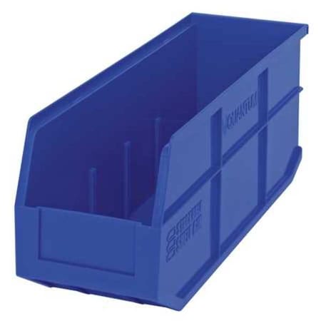 Shelf Storage Bin, Polypropylene, Blue, 7 in H, 6 in W, 18 in L MPN:SSB461BL