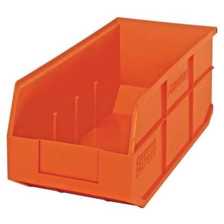 Shelf Storage Bin, Polypropylene, Orange, 7 in H, 8 1/4 in W, 18 in L MPN:SSB463OR