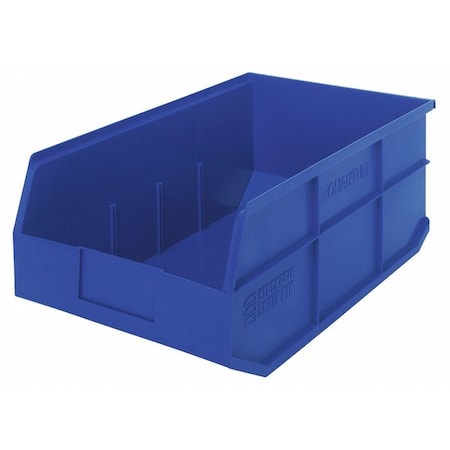Shelf Storage Bin, Polypropylene, Blue, 7 in H, 11 in W, 18 in L MPN:SSB465BL