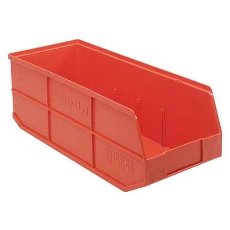 Shelf Storage Bin, Polypropylene, Orange, 7 in H, 8 1/4 in W, 20 1/2 in L MPN:SSB483OR