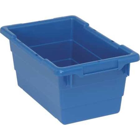 Cross Stack Storage Container, 3.9 gal, 17-1/4 in L x 11 in W x 8 in H, Blue, Polypropylene MPN:TUB1711-8BL