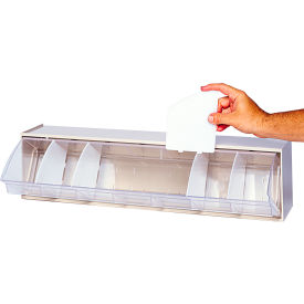 Quantum Clear Divider DIV400 For Dividable Tip Out Bin Pack of 4 DIV400