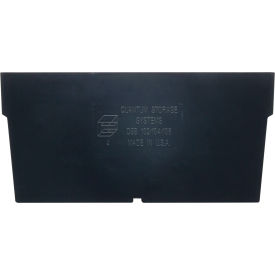 Quantum® Storage Systems Bin Divider For QSB106 Black Pack of 50 DSB106