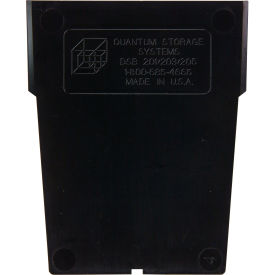 Quantum® Storage Systems Bin Divider For QSB201 Black Pack of 50 DSB201