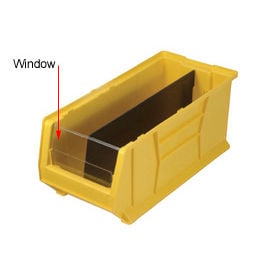 Quantum Clear Window WUS951 For Hulk Bins QUS951 8-1/4 x 23-7/8 x 9 Price Per Package of 6 WUS951