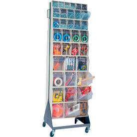 Quantum Mobile Tip Out Bin Floor Stand QFS270-72+QFS400- Double Sided 70