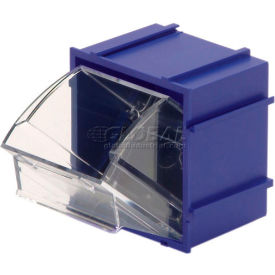 Quantum Tip Out Interlocking Bin QTB409 2-1/2 x 2 x 2-3/4 Blue QTB409BL - Pkg Qty 9