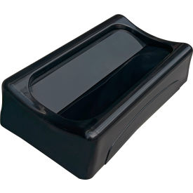 Quantum Storage® Crusader Thin Container Drop Shot Lid For 16 Gallon Slim Can Black CTH-LDSBK