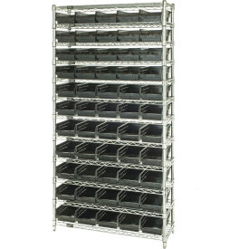 Quantum WR12-104 Chrome Wire Shelving With 55 4