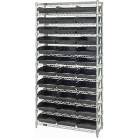 Quantum WR12-109 Chrome Wire Shelving With 33 4