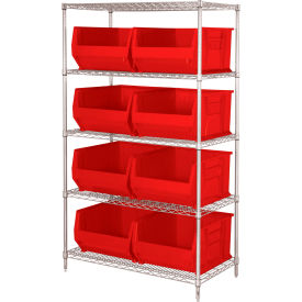 Quantum WR5-975 Chrome wire Shelving With 8 30
