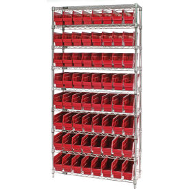 Quantum WR9-201 Chrome Wire Shelving with 64 6