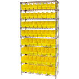 Quantum WR9-201 Chrome Wire Shelving with 64 6