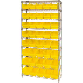 Quantum WR9-202 Chrome Wire Shelving with 40 6