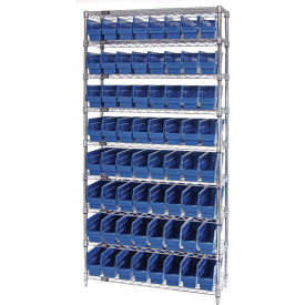 Quantum WR9-205 Chrome Wire Shelving with 64 6