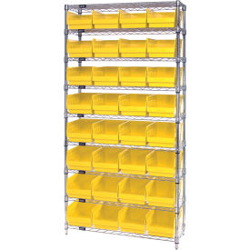 Quantum WR9-208 Chrome Wire Shelving with 32 6