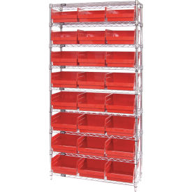Quantum WR9-216 Chrome Wire Shelving with 24 6