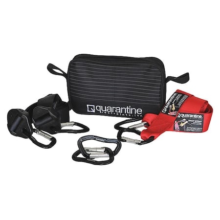 Tie Down Strap Accesory Kit, Nylon, Black MPN:QAB-ACP