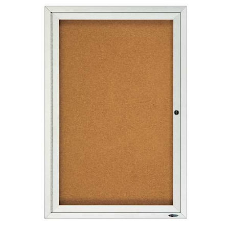 Enclosed Cork Bulletin Board 36