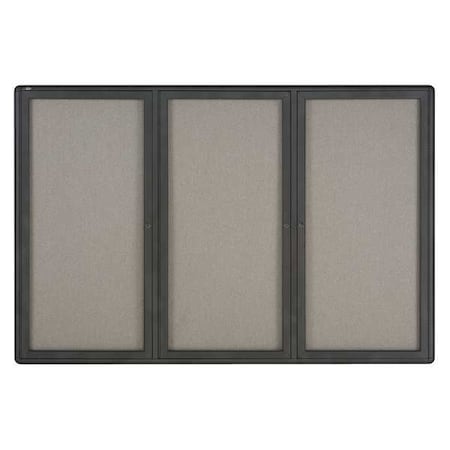 Enclosed Fabric Bulletin Board 48