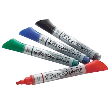 Premium Glass Board Dry Erase Marke, PK4 MPN:79552-A