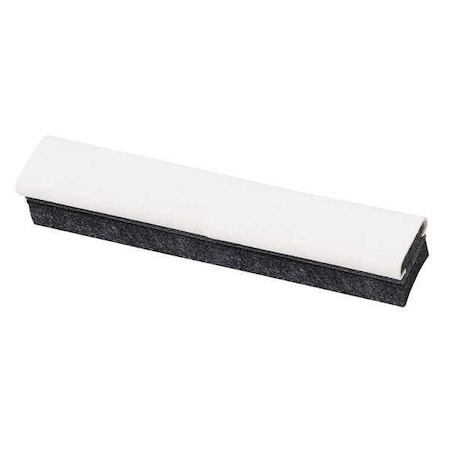 Dry Erase Board Eraser, Black, 12 in. L MPN:807222