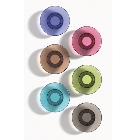 Glass Board Magnets, Large, Assorte, PK6 MPN:85392